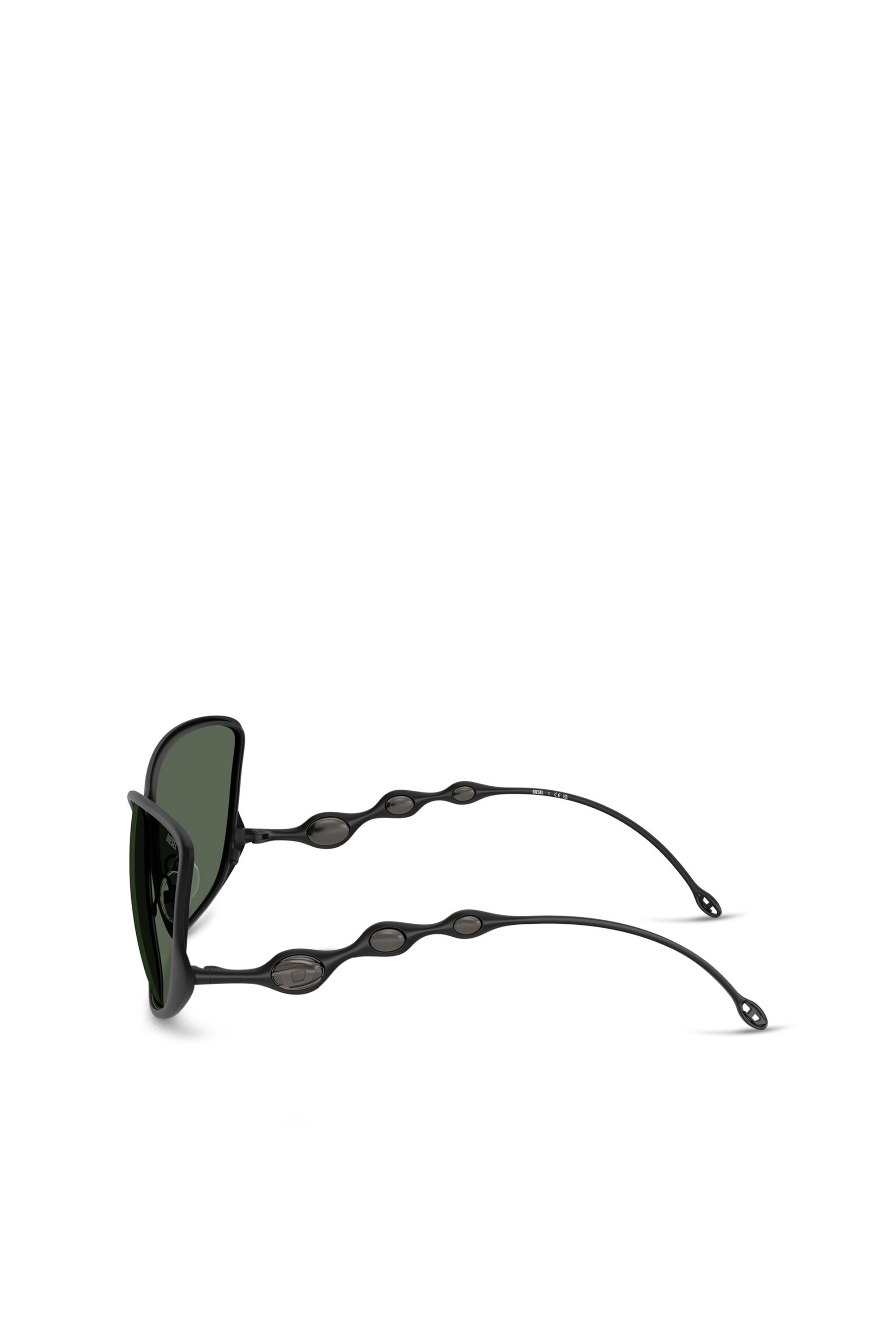 Diesel - 0DL1013, Lunettes de soleil rectangulaires Mixte in Vert - 3