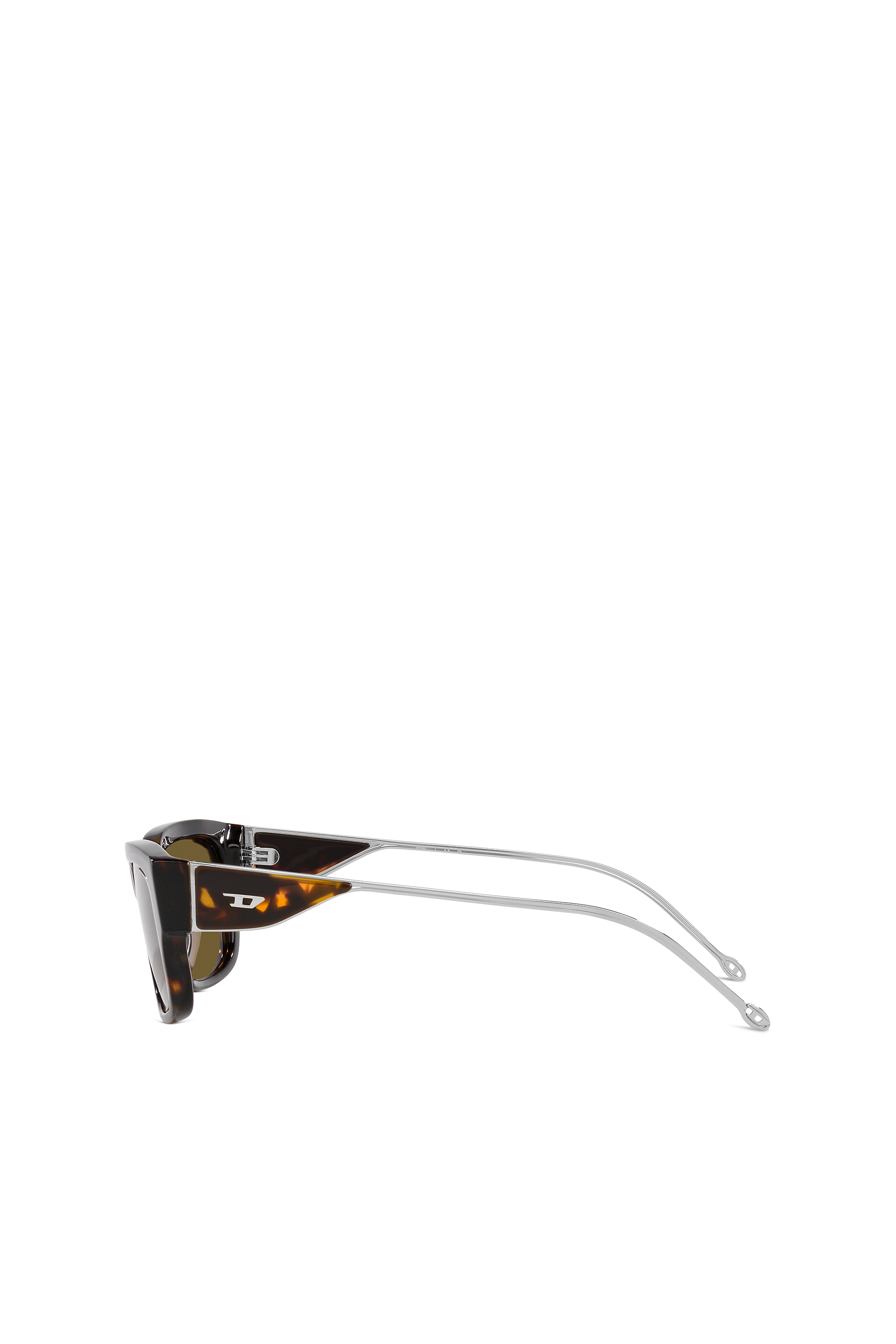 Diesel - 0DL2002 SIZE 56, Lunettes de soleil rectangulaires Mixte in Marron - 2