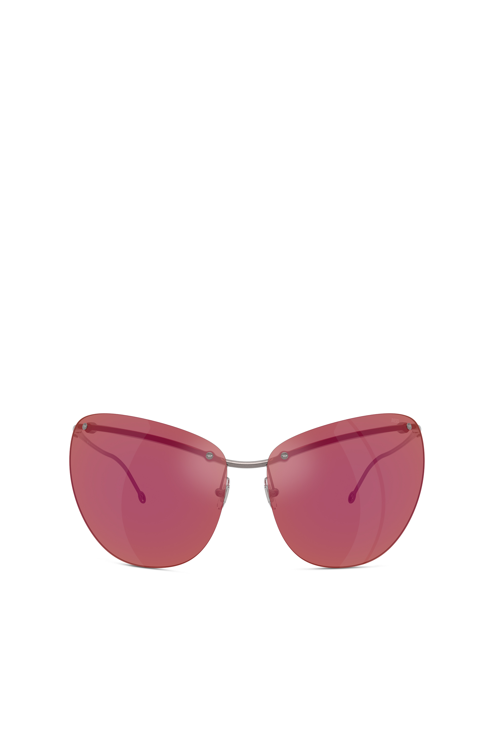 Diesel - 0DL1007, Lunettes de soleil à la forme enveloppante Mixte in Violet - 2