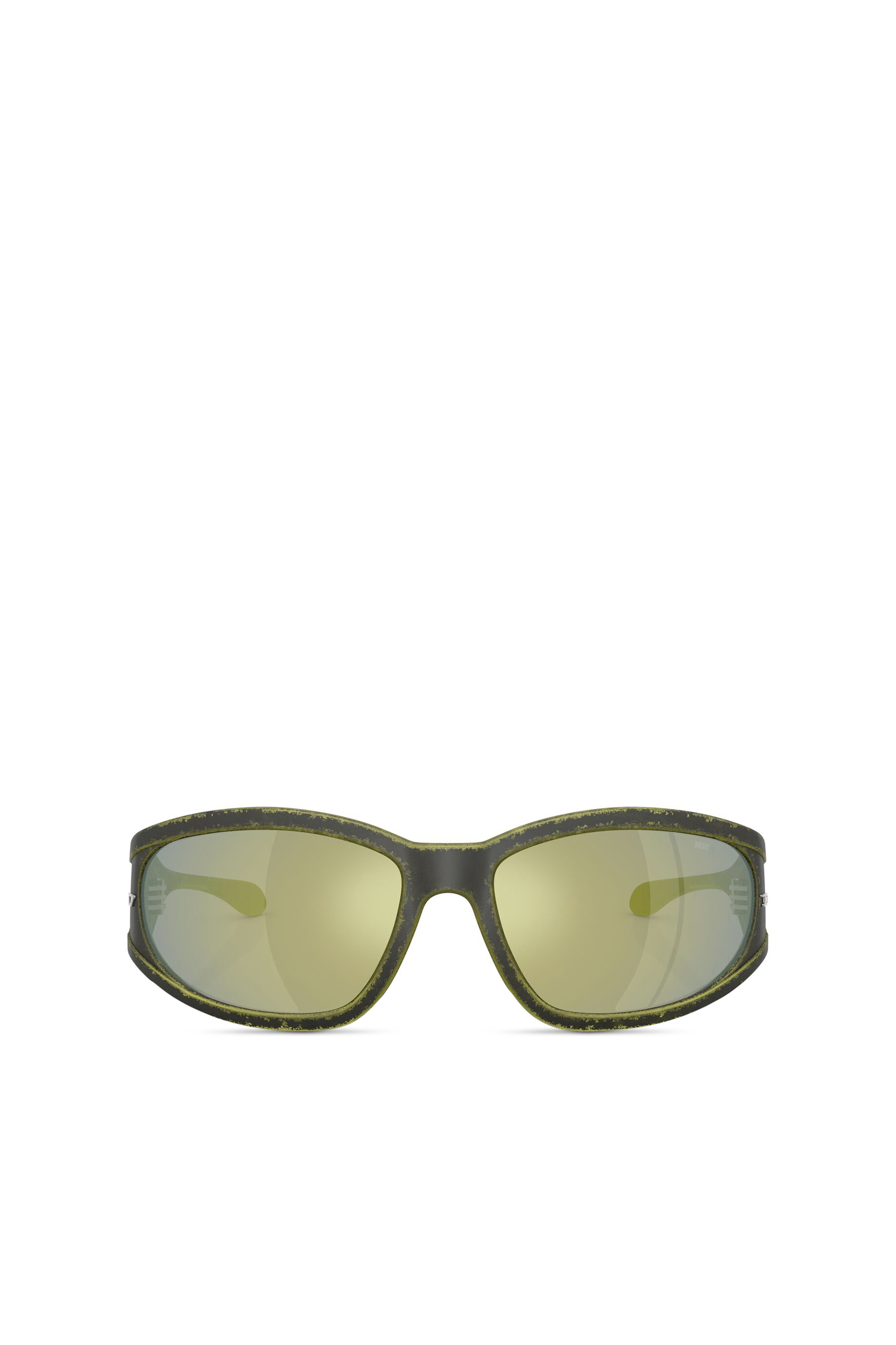 Diesel - 0DL3002, Lunettes de soleil rectangulaires en acétate Mixte in Vert - 2