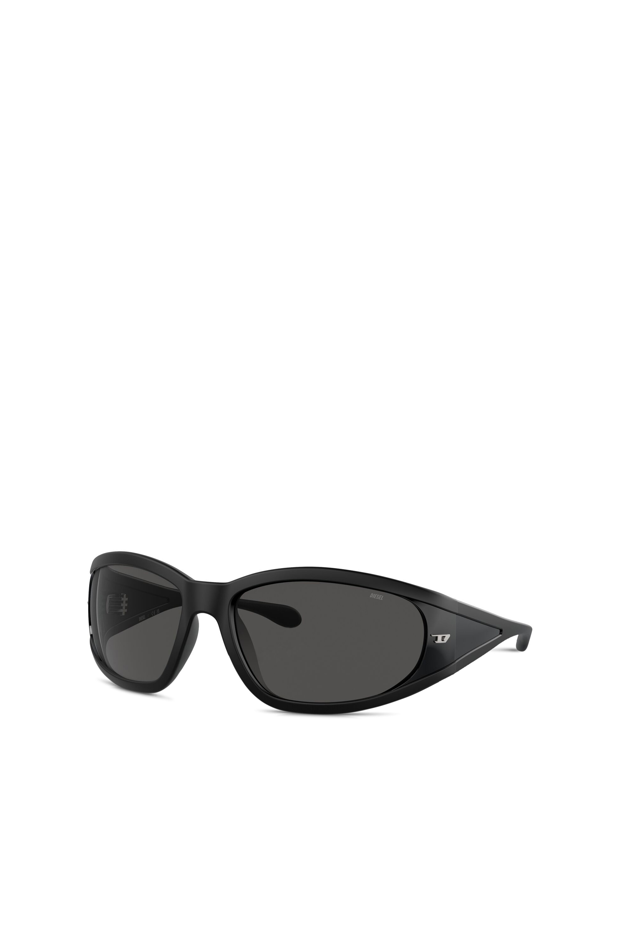 Diesel - 0DL3002, Lunettes de soleil rectangulaires en acétate Mixte in Noir - 1