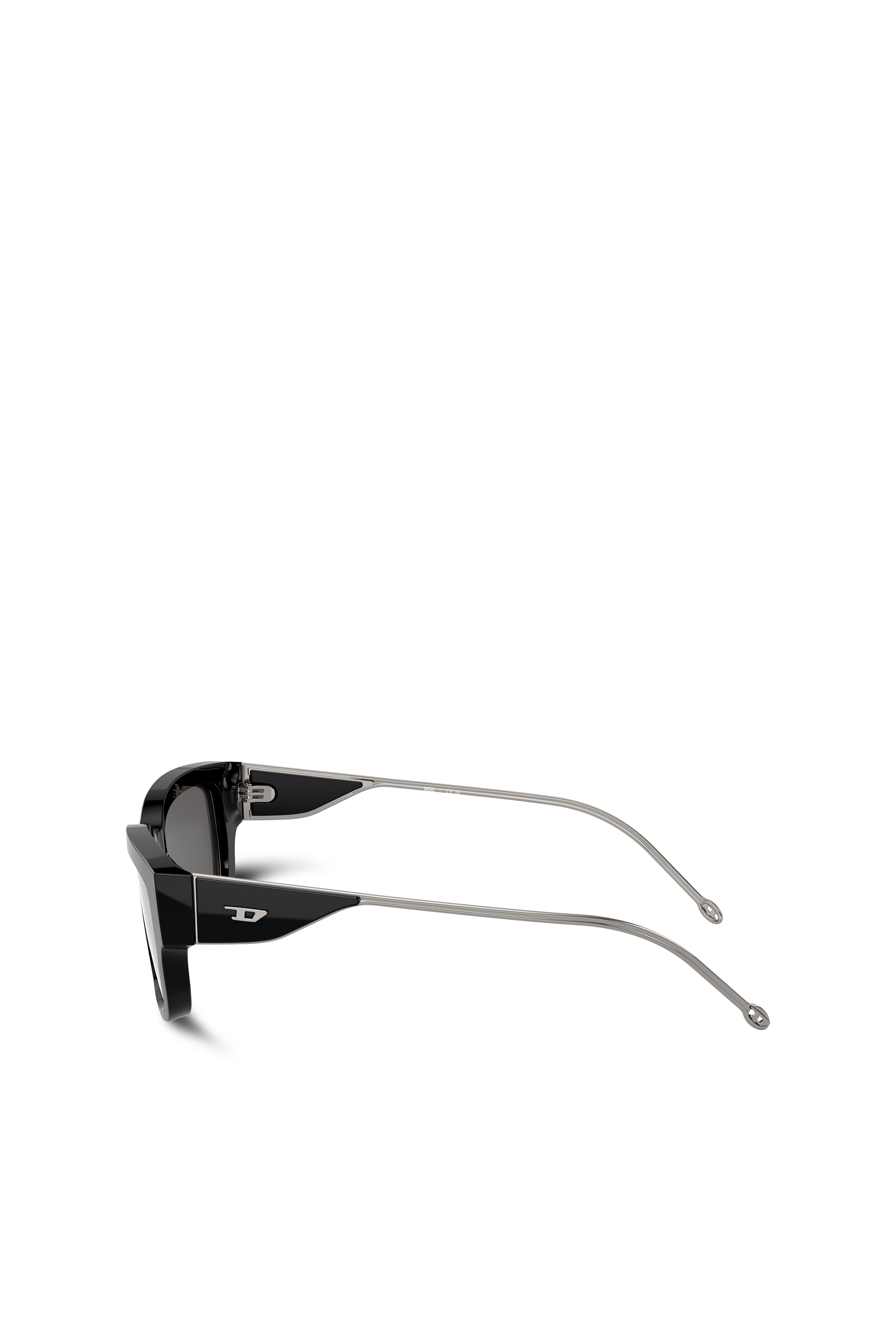 Diesel - 0DL2002 SIZE 56, Lunettes de soleil rectangulaires Mixte in Noir - 3