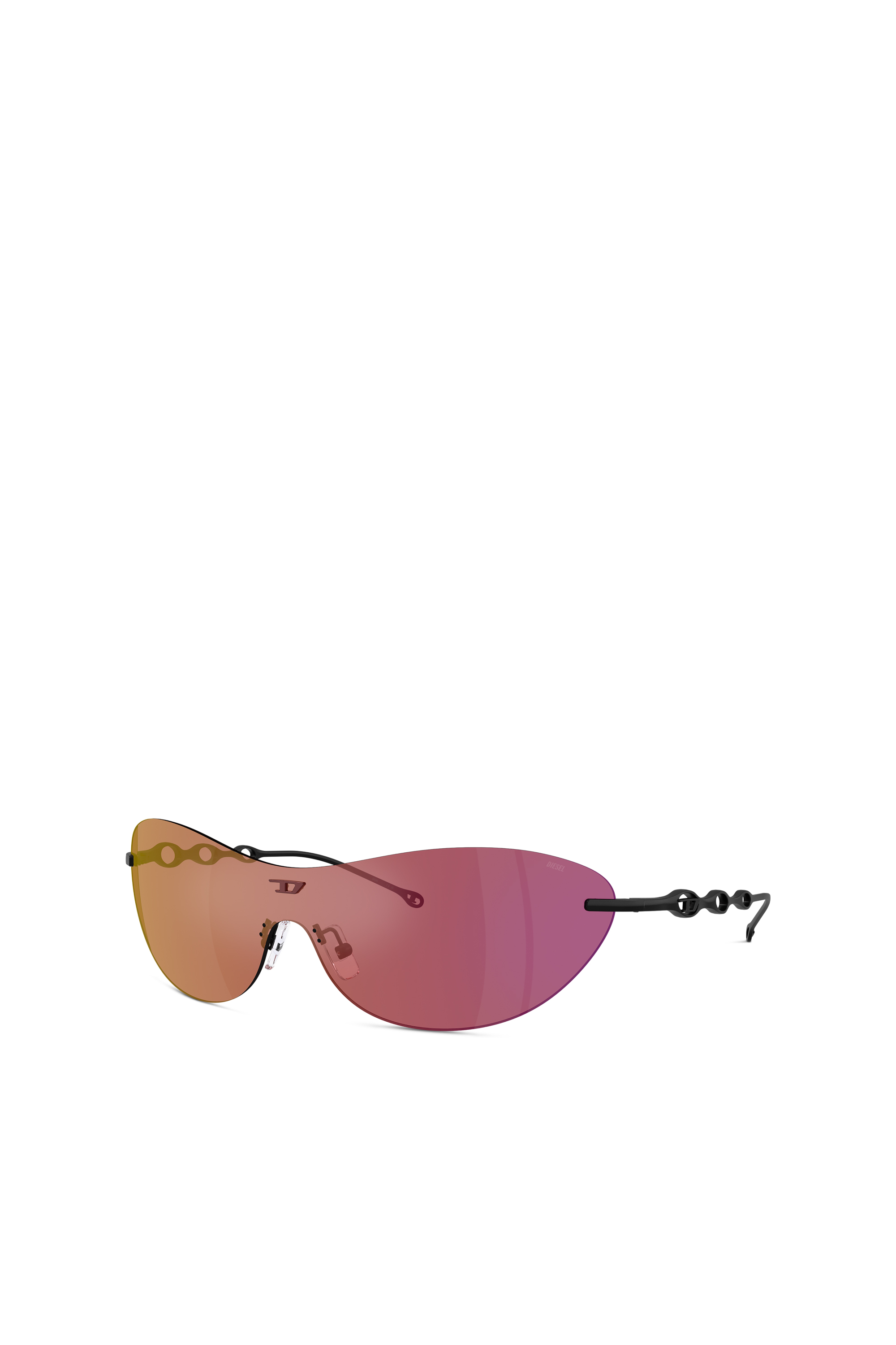 Diesel - 0DL1006 SIZE 35, Lunettes de soleil ovales Mixte in Violet - 1