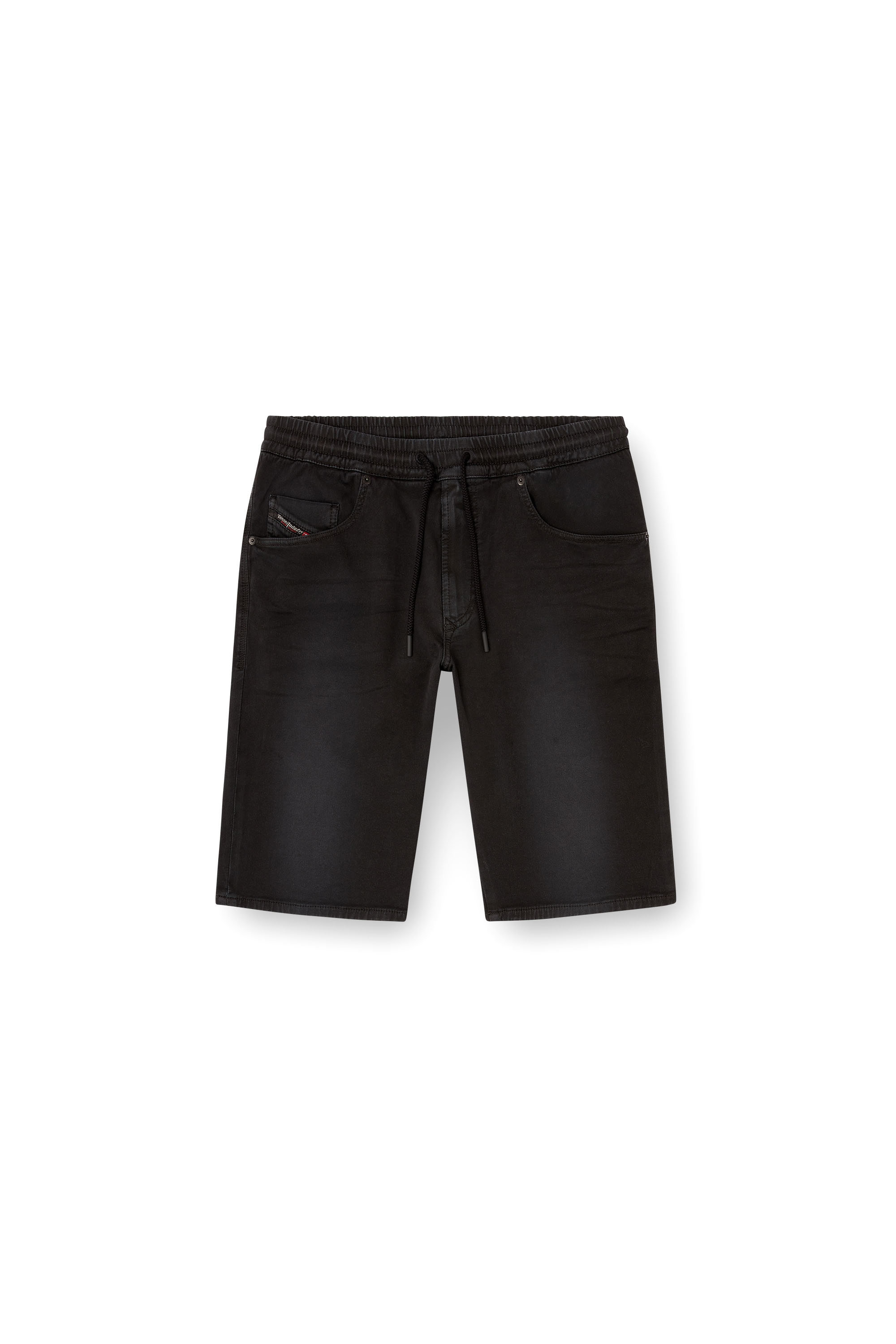 Diesel - 2033 D-KROOLEY-SHORT JOGG, Short chino in JoggJeans Uomo in Nero - 4